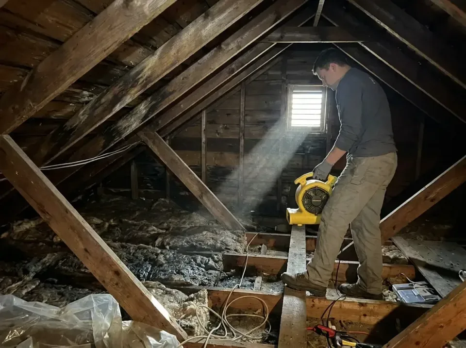 attic-water-damage-drying-proc-007 — frequently asked questions, Emergency Water Extraction & 24/7 Flood Response in Eyota,…